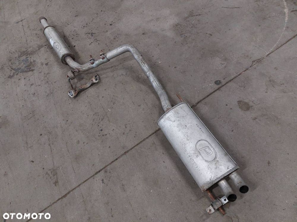 TŁUMIK WYDECH KOŃCOWY + ŚRODKOWY VOLKSWAGEN POLO III LIFT 1.4 TDI - 1