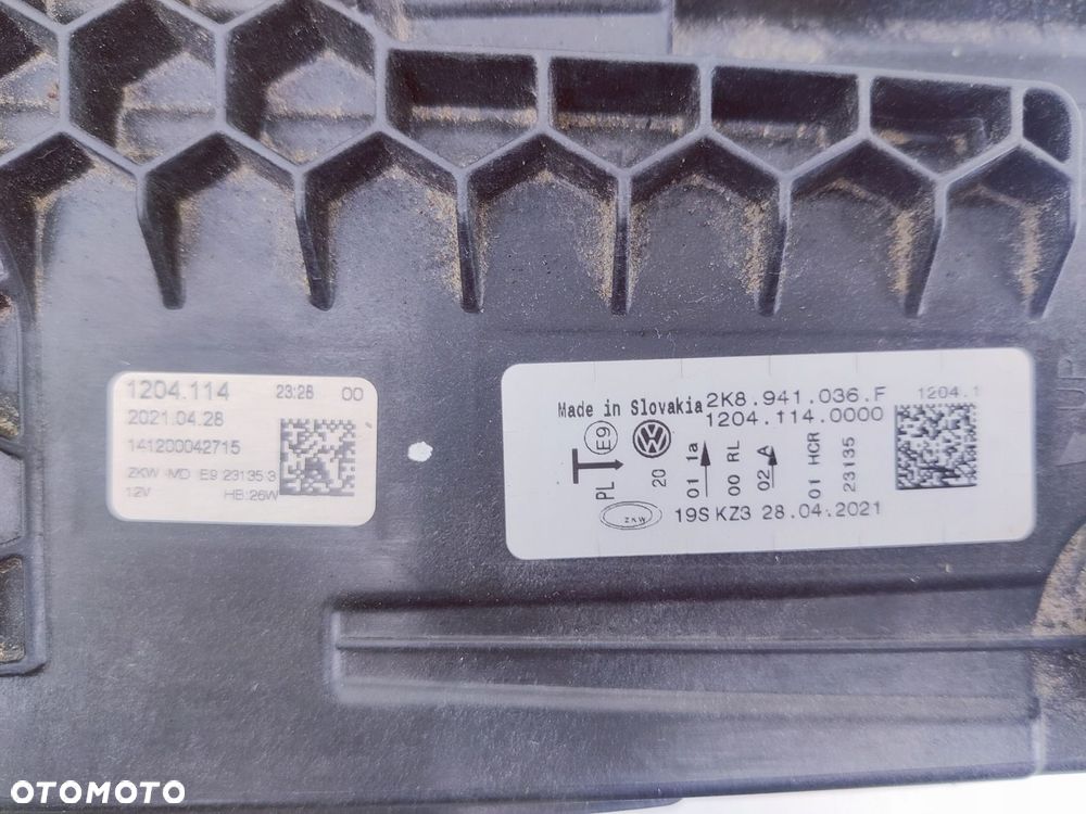 Lampa LED prawa Vw Caddy 5 2k8941036f - 6