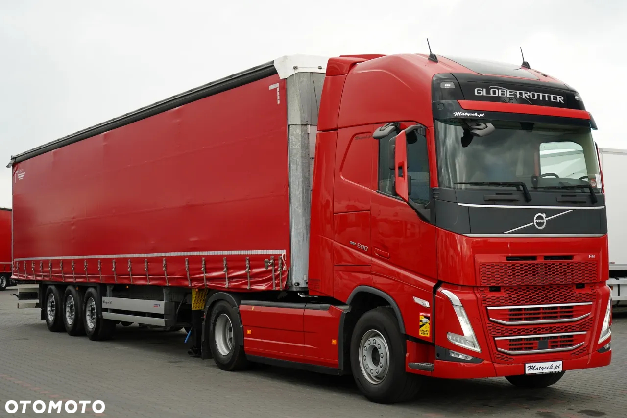 Volvo FH 500 / I-SAVE / XXL  / KLIMA POSTOJOWA  / NOWY MODEL / OPONY 100 % / + SCHMITZ FIRANKA STANDARD / PODNOSZONA OŚ / DACH PODNOSZONY / 2022 ROK  / PO ZŁOTYM KONTRAKCIE SERWISOWYM - 7