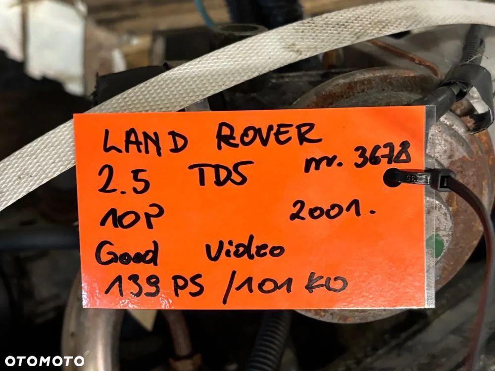 Silnik kompletny Land Rover Discovery  Defender 2.5 td5 10p film video - 12