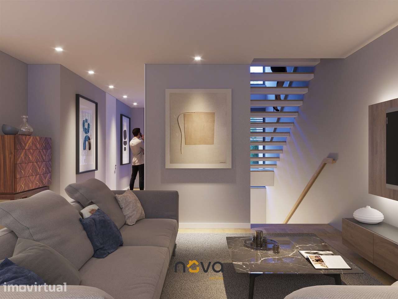 Moradia V3 Nova em Palmeira, Braga | Arquitetura Contemporânea e Acaba - Grande imagem: 4/21