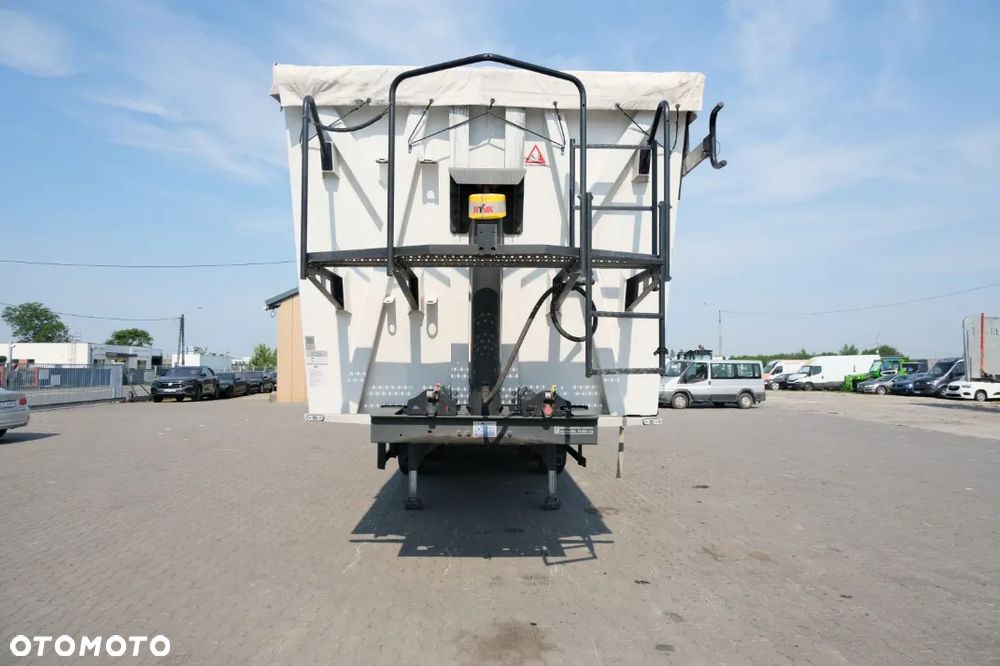 Feber Inter Cars WYWROTKA 49 M3 ZBOŻÓWKA / SZYBER + KLAPO-DRZWI / WAGA 6120 KG / PIERWSZA OŚ PODNOSZONA / SIŁOWNIK HYVA / 2023 ROK !! - 8