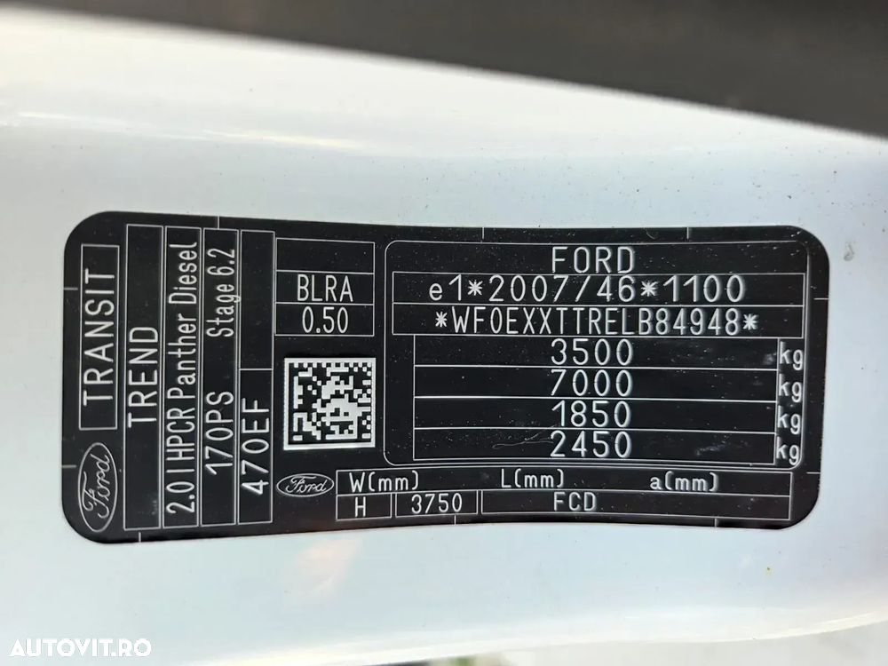 Ford New Transit Axa Dubla L4H3 Frigorific - 40