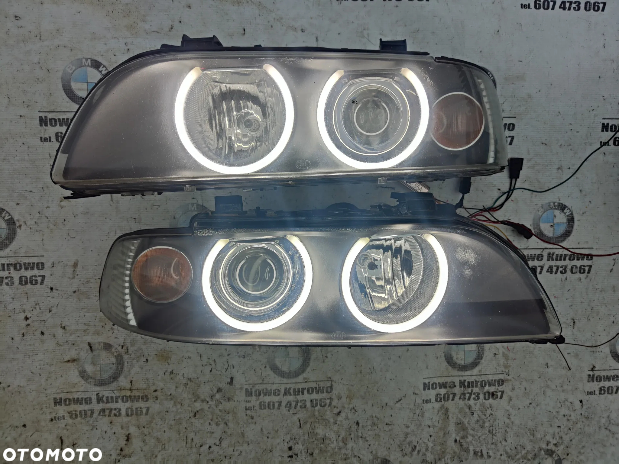BMW E39 Lifting Lampa Przednia Lewa Prawa BiXenon Kierunek w ringach - 17