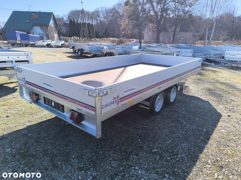 Neptun Przyczepa Neptun Gaupen N27-405 2 HL Nordica PRO 405x197,5x30 DMC 2700kg burty alu mocna spawana Wrocław Motomus - 5