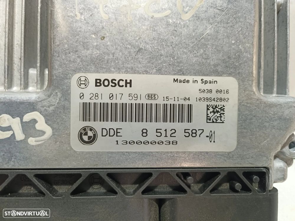 CENTRALINA ECU MOTOR BMW E90 16V 177CV N47D20A 80966762 0281016925 DDE851059201 DDE8510592 8510592 030420980 SERIE 3 E90 E91 SERIE 1 E87 E81 118D X1 E84 18D N47D20A - 6