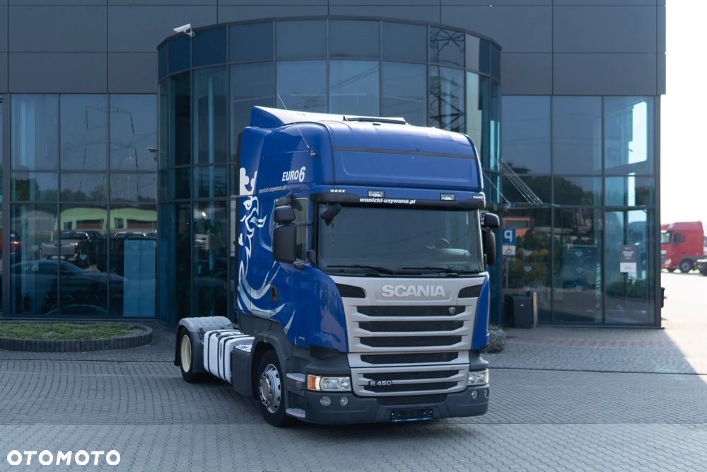 Scania R450/ RETARDER / LOW DECK / KLIMATYZACJA POSTOJOWA / OPTICRUISE / - 4