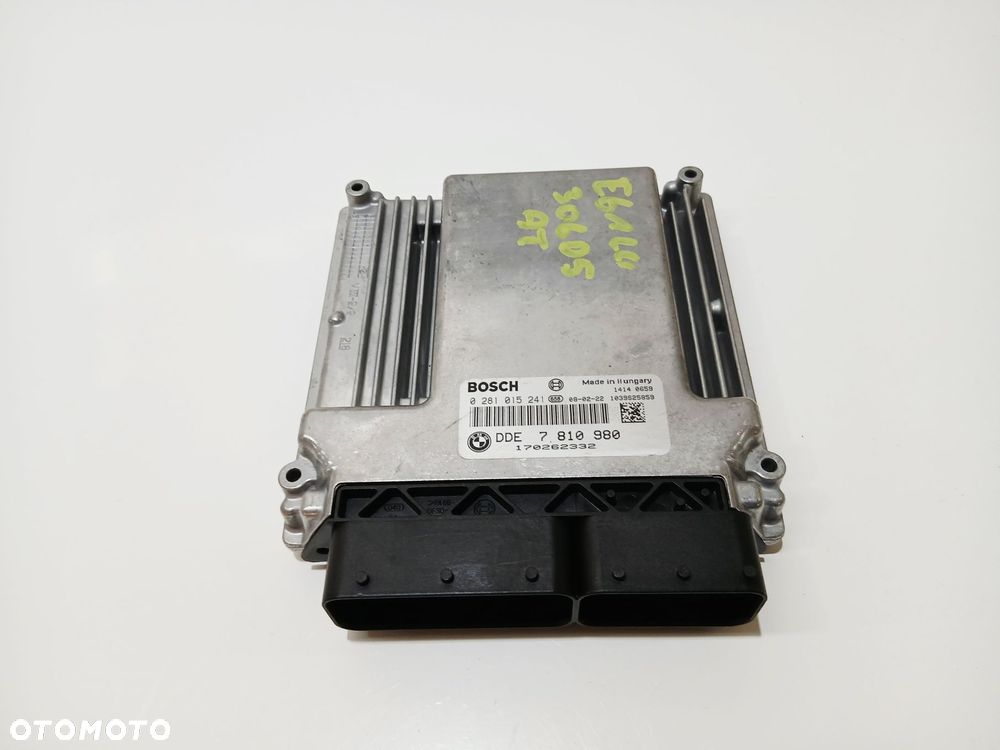 KOMPUTER STEROWNIK SILNIKA BMW E60 E61 306D5 OE 7810980 (0000298)