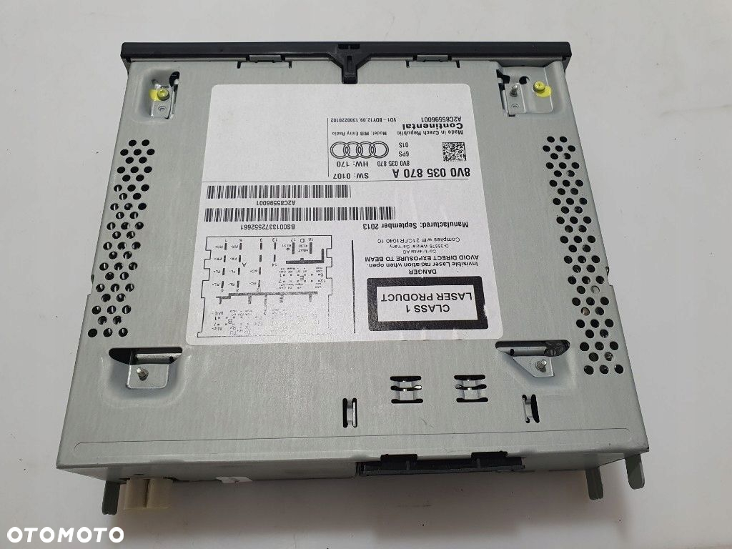 AUDI A3 8V ORYGNAŁ MODUŁ CZYTNIK NAVIGACJA MULTIMEDIA 8V0035870A SUPER STAN - 4