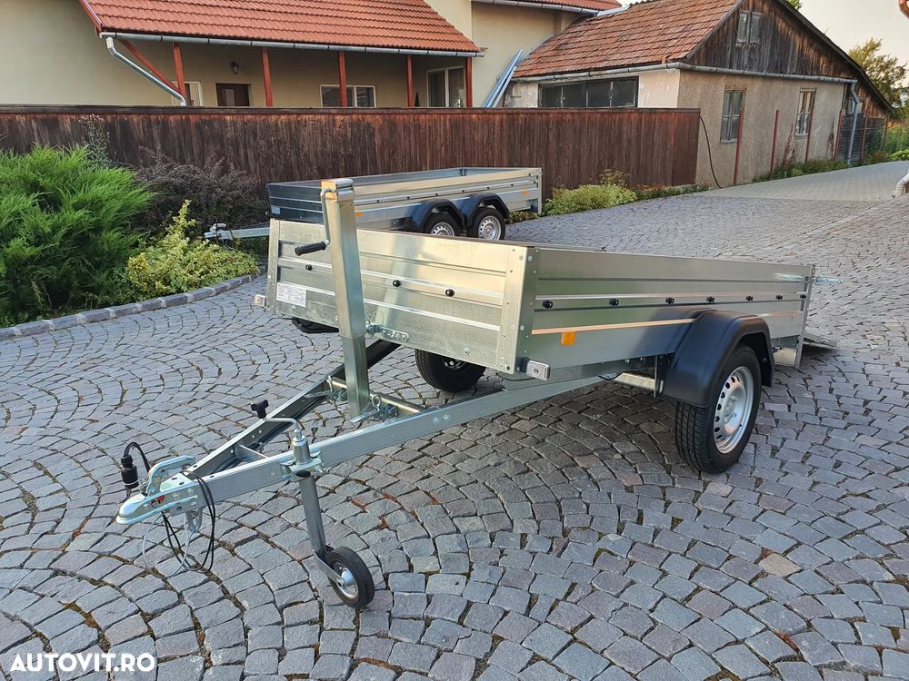 Trailer Europe ALFA, 2 axe ,1 axe , arc de foi, torsiune , sistem franare - 23