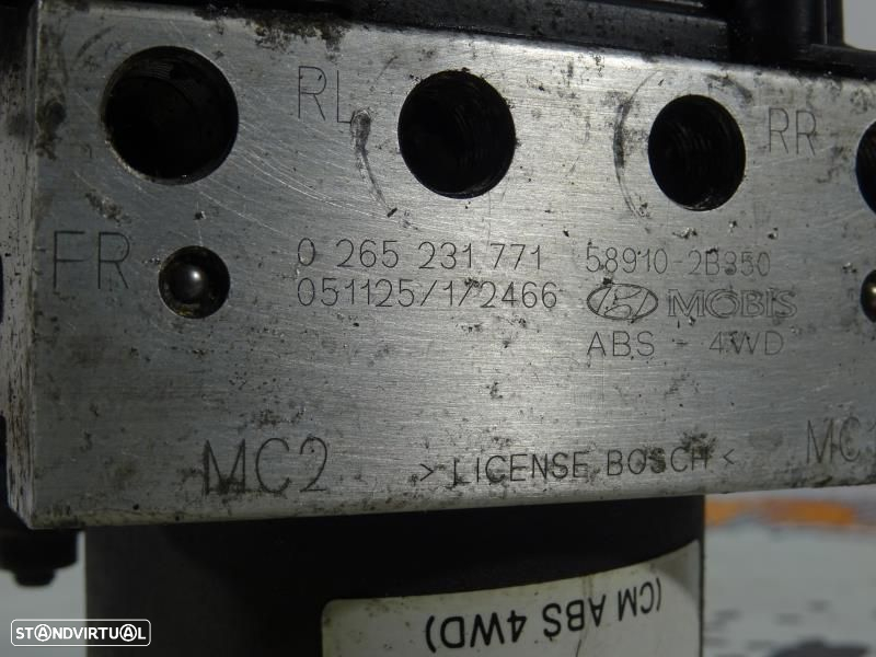 Abs Hyundai Santa Fé Ii (Cm)  0265231771 / 589102B350 / 0265800542 - 5