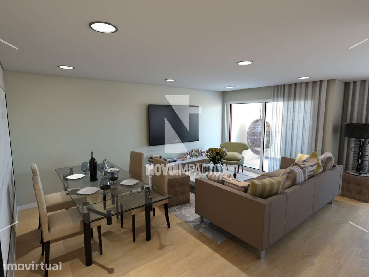 Apartamento T2+1 com Terraço de 90 m² e Parqueamento | Acabamentos... - Grande imagem: 4/16