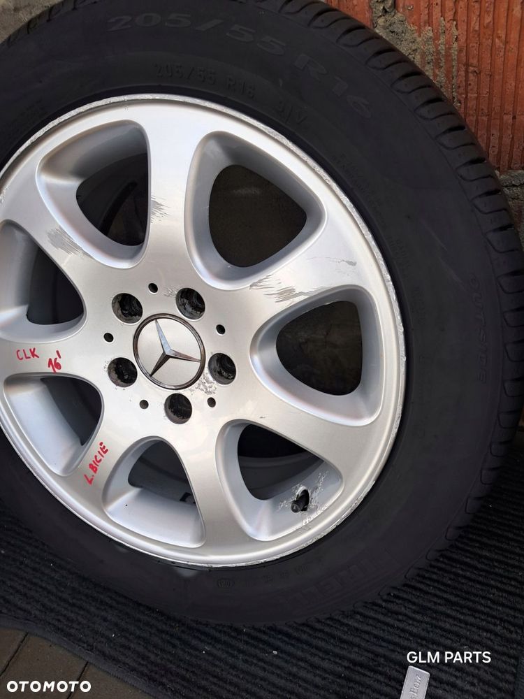 mercedes-benz clk w209 felgi aluminiowe 16" koła lato pirelli - 3