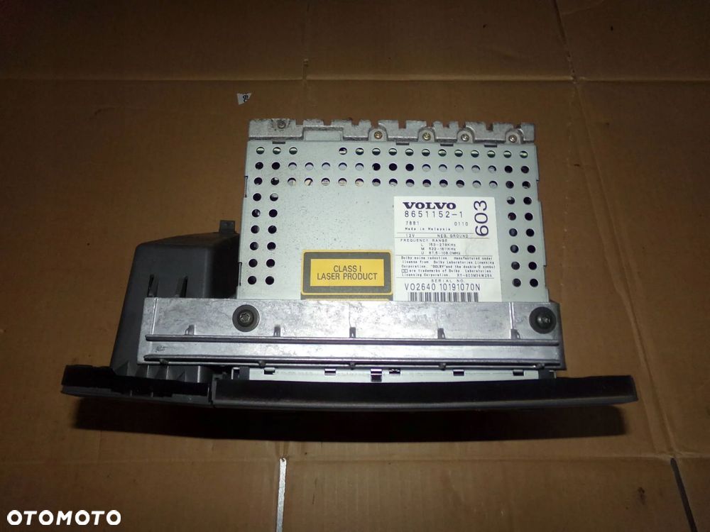radioodtwarzacz 8651152-1 volvo s60 v70 - 2