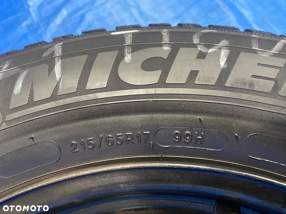 KOŁA KOŁO FELGA STALOWE 17" 5X112; 57,1mm ET38 KOMPLET  OPONY ZIMOWE MICHELIN 6,5mm VW TIGUAN ARTEON GOLF PASSAT SKODA AUDI Q3 Q5 A5 A6 A7 KODIAQ ITP. - 17