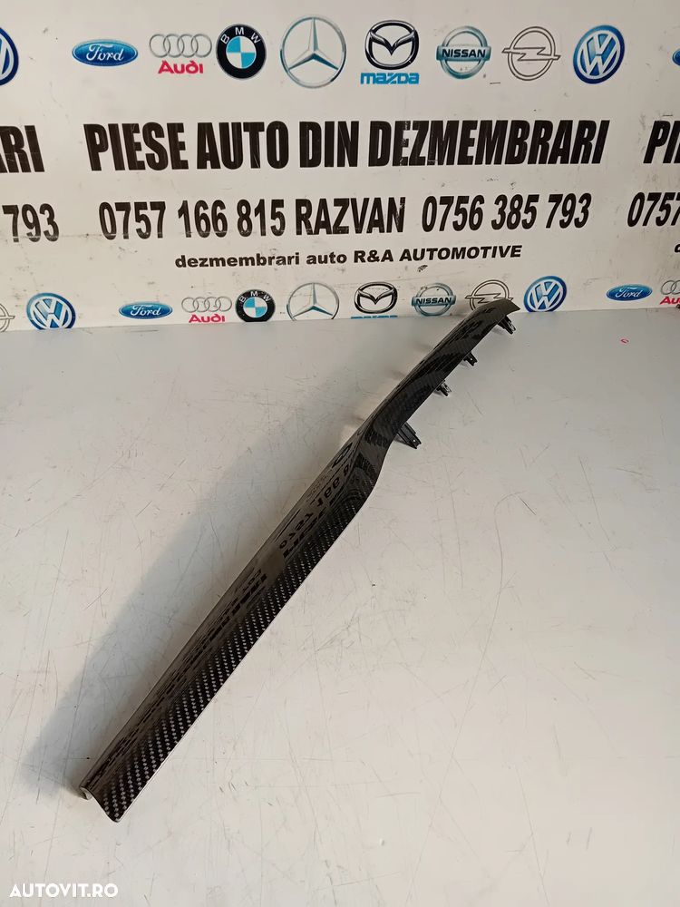 Ornament Trim Bord Carbon Alfa Romeo Stelvio Quadrifoglio An 2017-2022 Volan Stanga Europa - 5