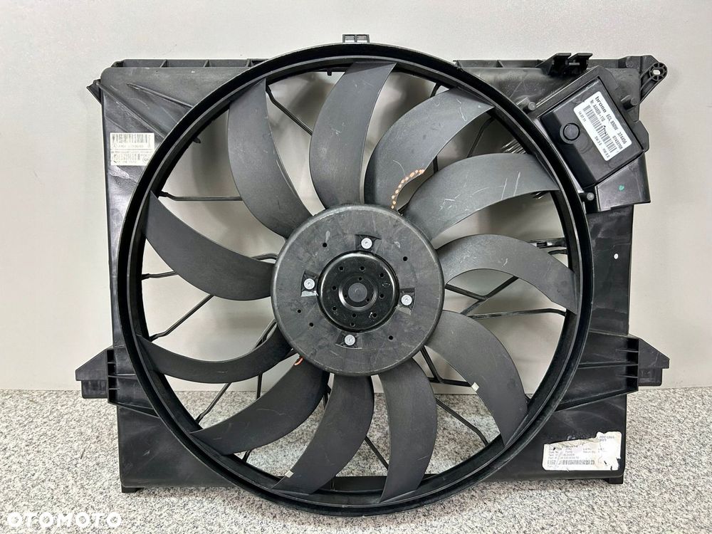 MERCEDES ML GL W164 W251 WENTYLATOR OBUDOWA WIATRAK 1645000093 A2125000493 - 1