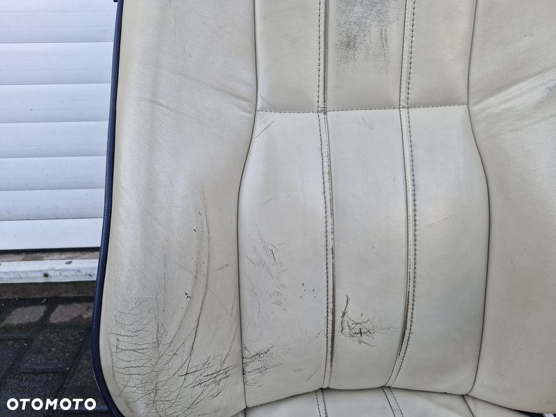 range rover l322 fotel prawy przód przedni pasażera skóra uk - 4