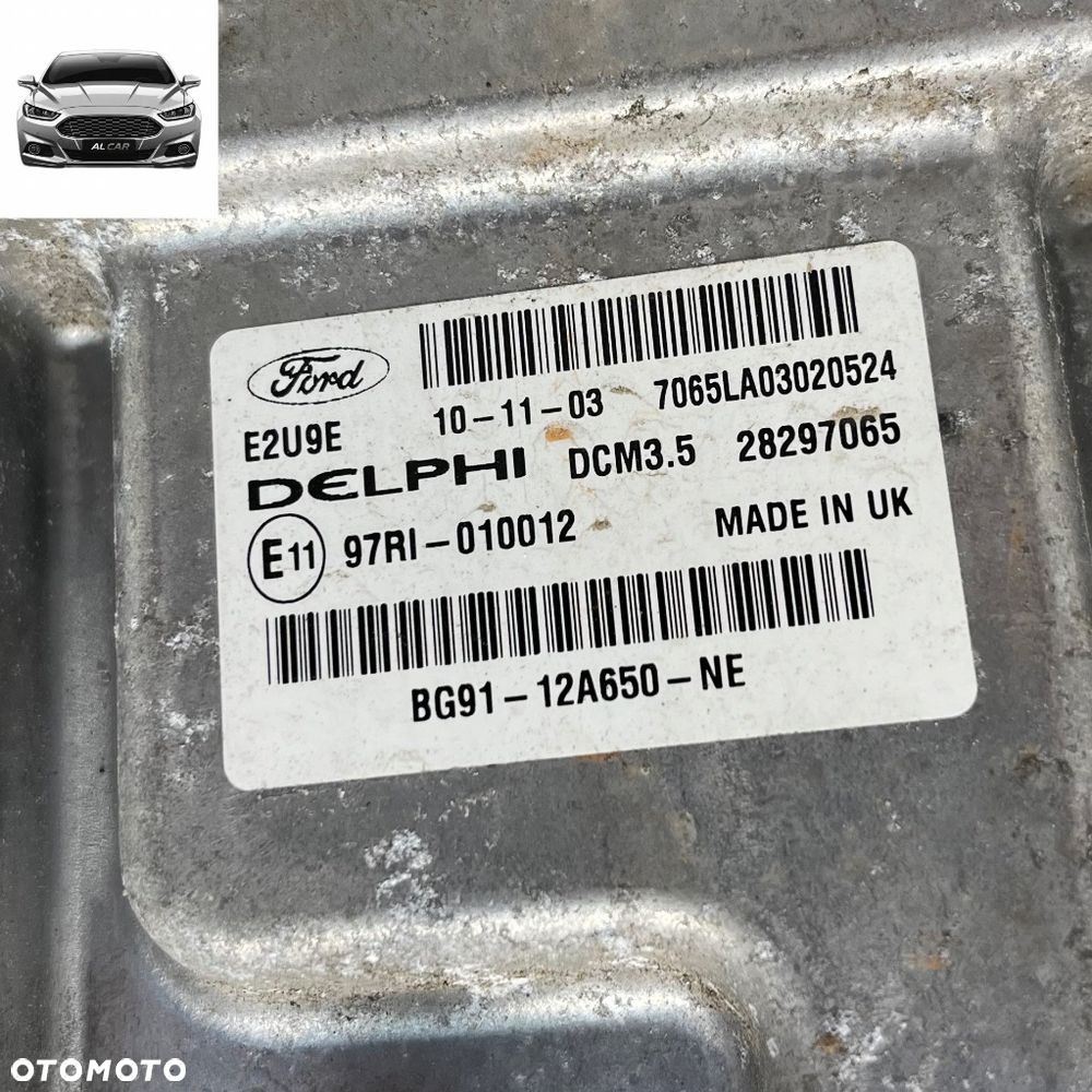 KOMPUTER MONDEO MK4 LIFT 2.0 TDCI BG91-12A650-NE - 3