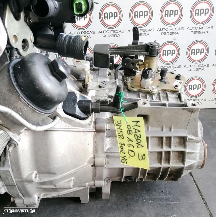 Caixa de Velocidades Ford Focus-C-Max/Mazda 3 1.6 TDCI de 2008 refª 3M5R-7002YG,  6M5R- 7002YB. . - 1