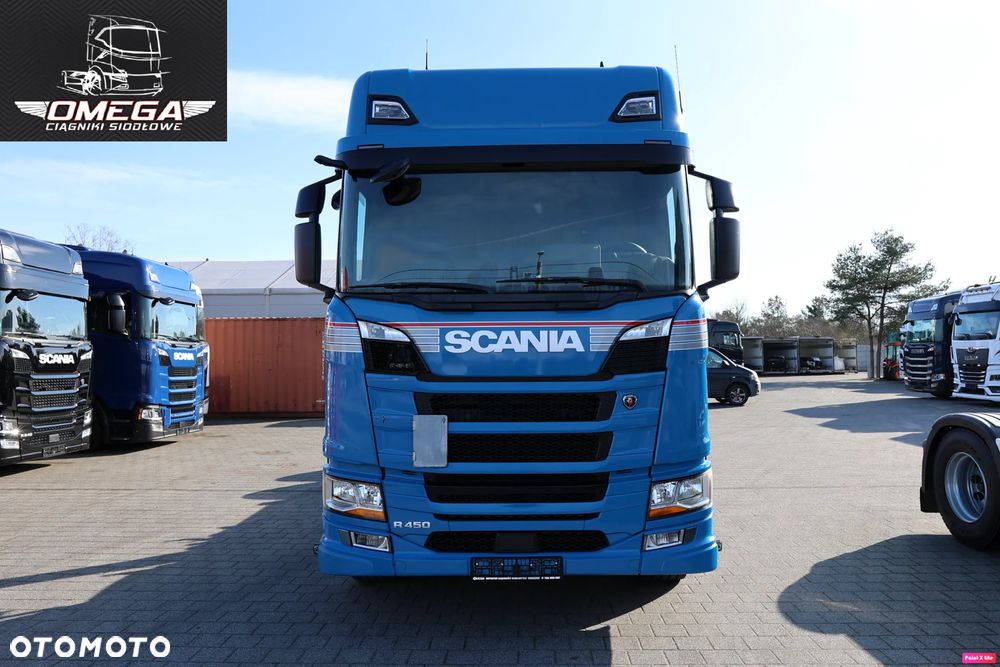 Scania R 450 Hakowiec // Oś skrętna // MEILLER // Klima postojowa / - 11