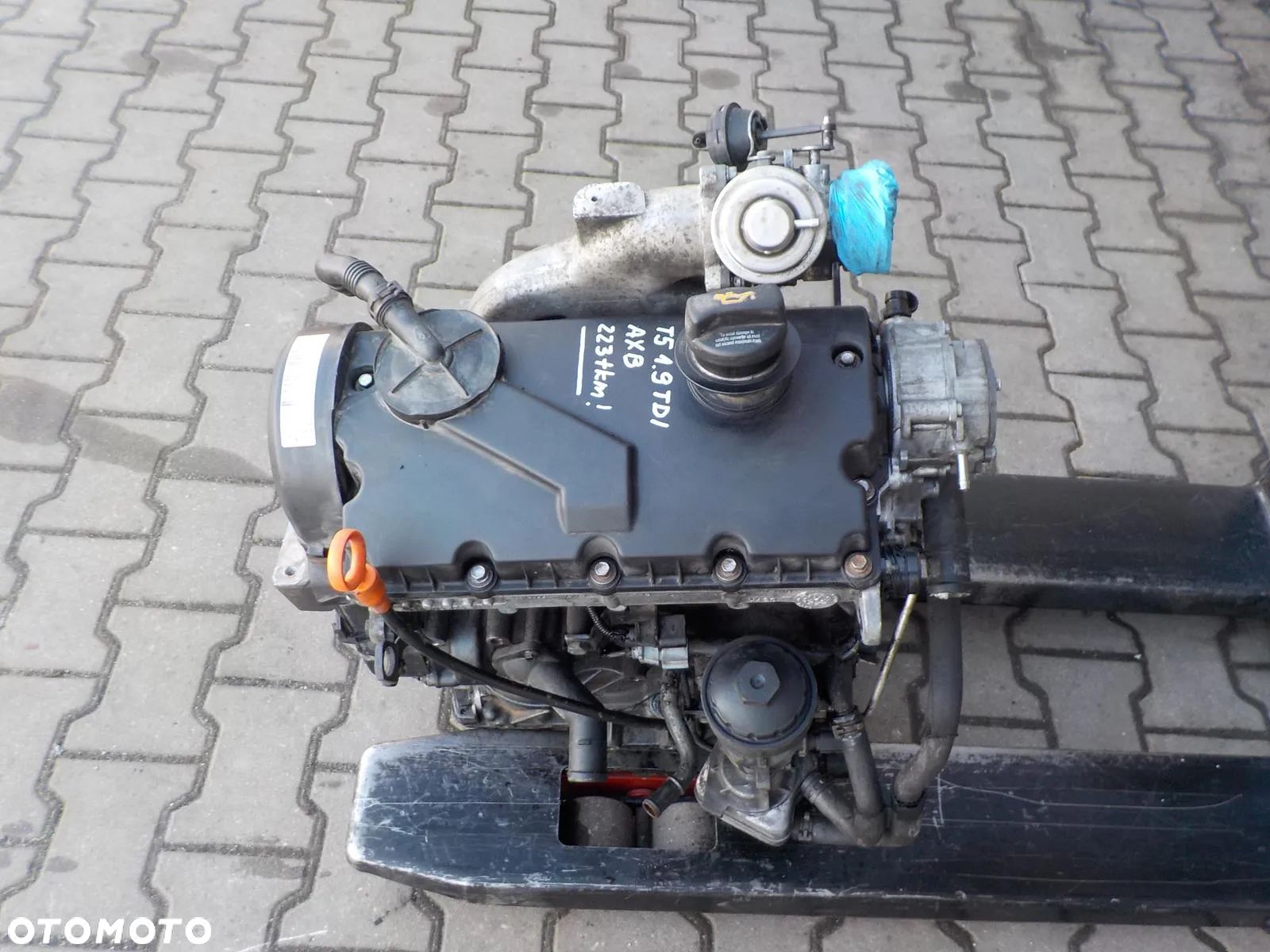 VW T5 1.9 TDI SILNIK AXC AXB + WTRYSKI SPRAWDZONY 223TKM - 1