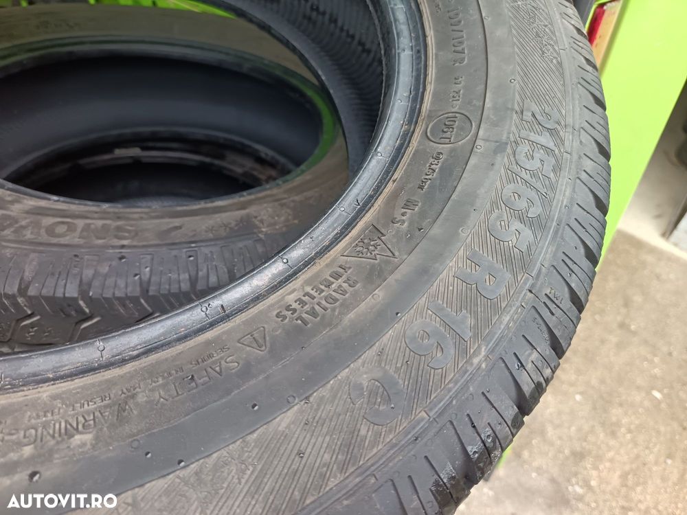 Anvelope MS iarna 215 65 16c barum. 2020 7.5mm - 6