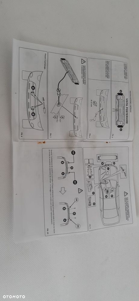 TOYOTA LEXUS CZUJNIKI PARKOWANIA ZDERZAKA PRZÓD TAGMP80000 - 6