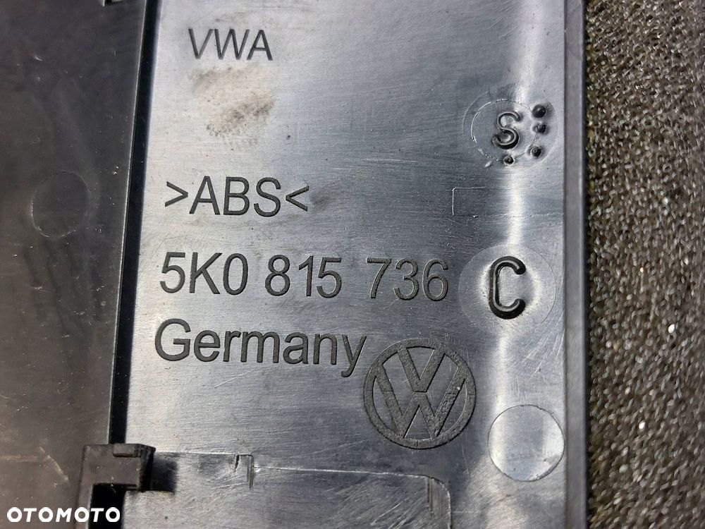 RADIO ODTWARZACZ + PANEL NAWIEWU RAMKA GOLF VI 5K0907044AJ 1K0035186AA - 15
