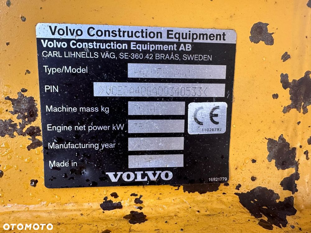 Volvo Wozidło VOLVO A40G - 18