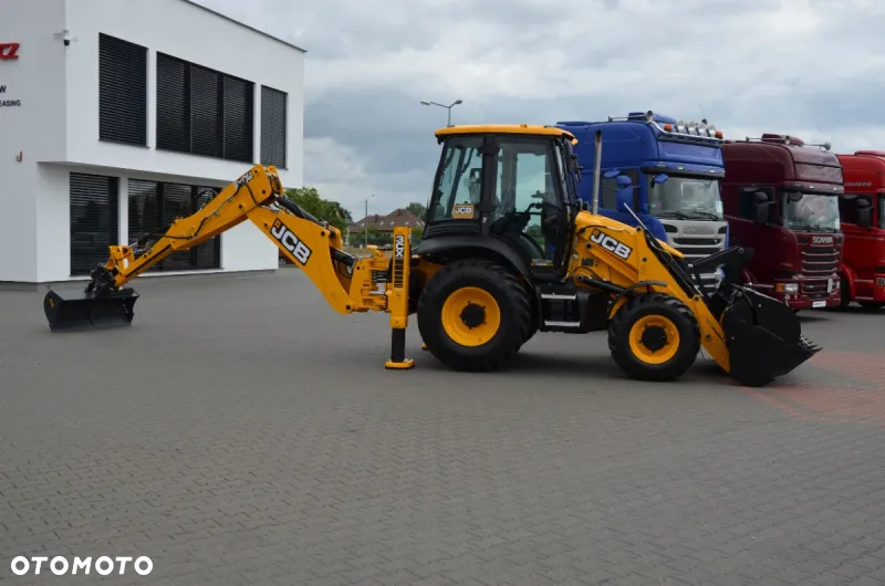JCB WYNAJEM DŁUGOTERMINOWY 3CX AEC 2024r KLIMA, SZYBKOZŁĄCZE, 3 ŁYŻKI, UCHYLNA SKARPÓWKA - 4
