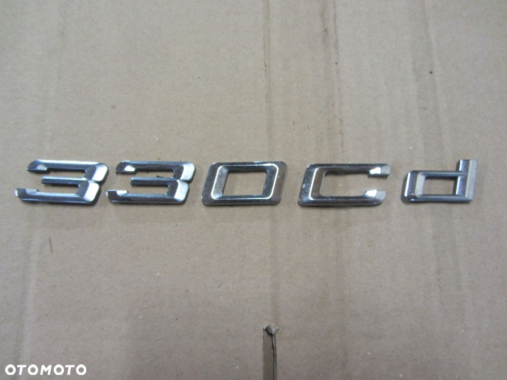 znaczek emblemat na klapę bmw e46 330 cd - 1