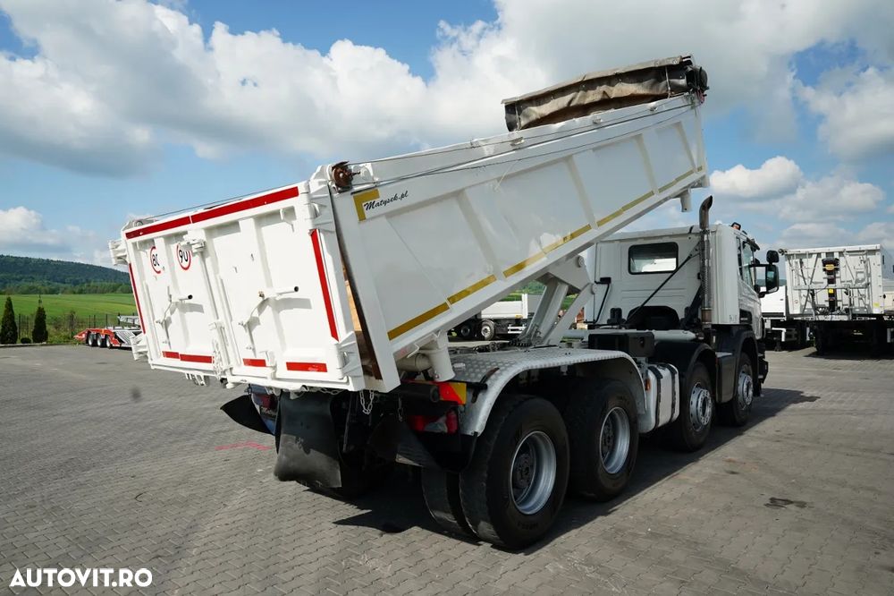 Scania P 440 / 8x4 / BASCULATOR 2 LATERAL / HYDRODOXY / BORDMATIC / / EURO 5 EEV - 5