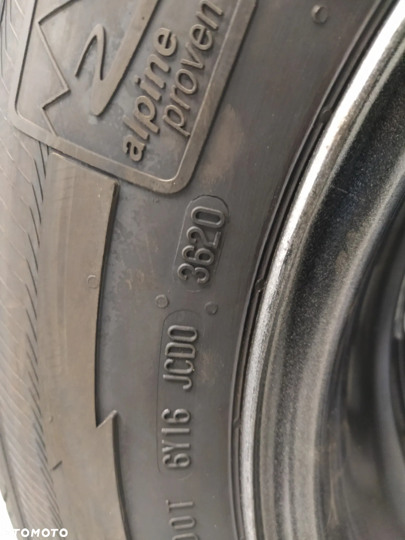 FORD TRANSIT CUSTOM 6,5x15 ORYGINALNE FELGI STALOWE R15 ET60 5X160 OPONY SEMPERIT 215/65 KOŁA ZIMA BIEŻNIK ok 10.5mm - 14