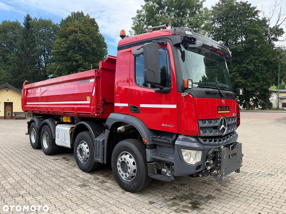 Mercedes-Benz 3240 AROCS wywrotka 8x4, 3-str. MEILLER, BORDMATIC, 357 t.km.! - 11