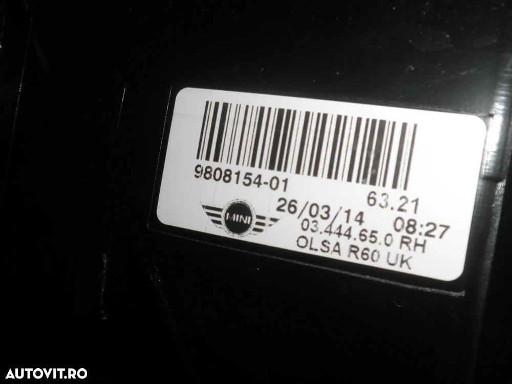 Stop stanga / dreapta Mini Cooper Countryman R60 2014 9808153 9808153-01 980815301 9808154 980815401 9808154-01 - 6