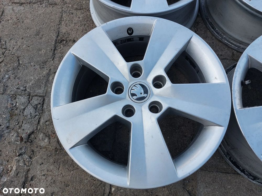 SKODA SUPERB III FELGI ALUMINIOWE R16 6.5J ET41 5X112 ORYGINAŁ! 3V0601025 - 4