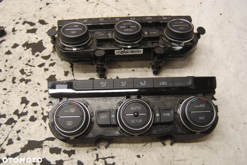 PANEL NAWIEWU KLIMATYZACJI 5G0907044AN VW GOLF VII PASSAT B8 - 1