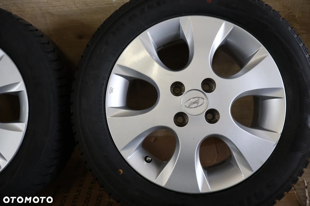 HYUNDAI I20 08-14R KOŁA ZIMOWE 15" 4X100 OPONY 2025R FELGI ALIMINIOWE ORYGINAŁ 185 60 15 JAK NOWE - 3