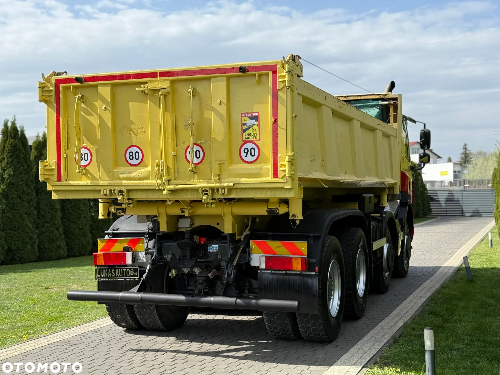 DAF CF 85.410 8X4 WYWROTKA HYDROBURTA - 11