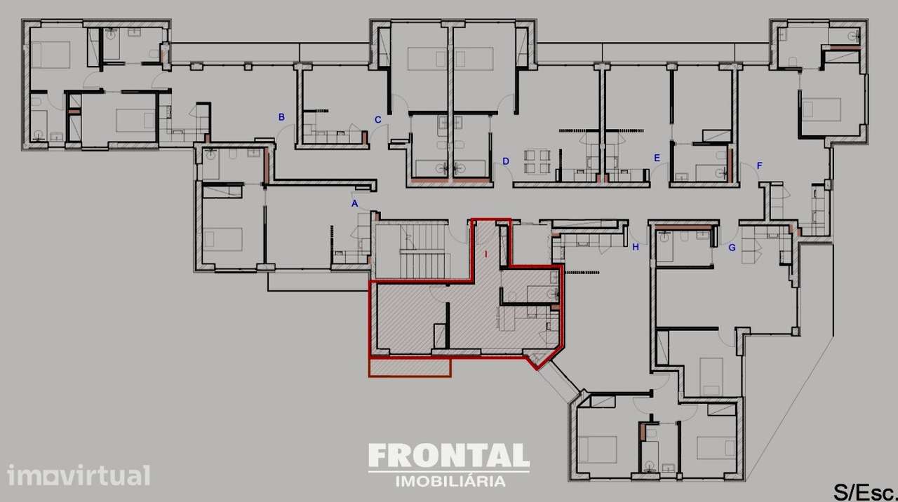 Apartamento T1 novo com garagem - Paranhos | Pingo Doce do Amial - Grande imagem: 4/5