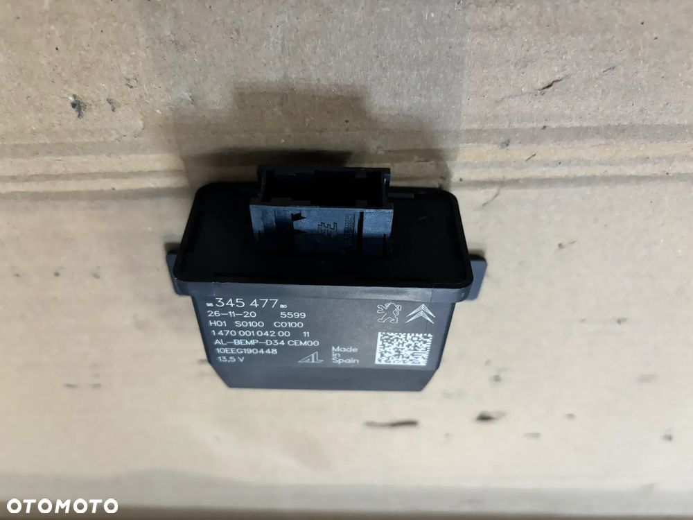 OPEL CORSA F 2019- MODUŁ ŚWIATEŁ LED 9834547780 EUROPA - 4