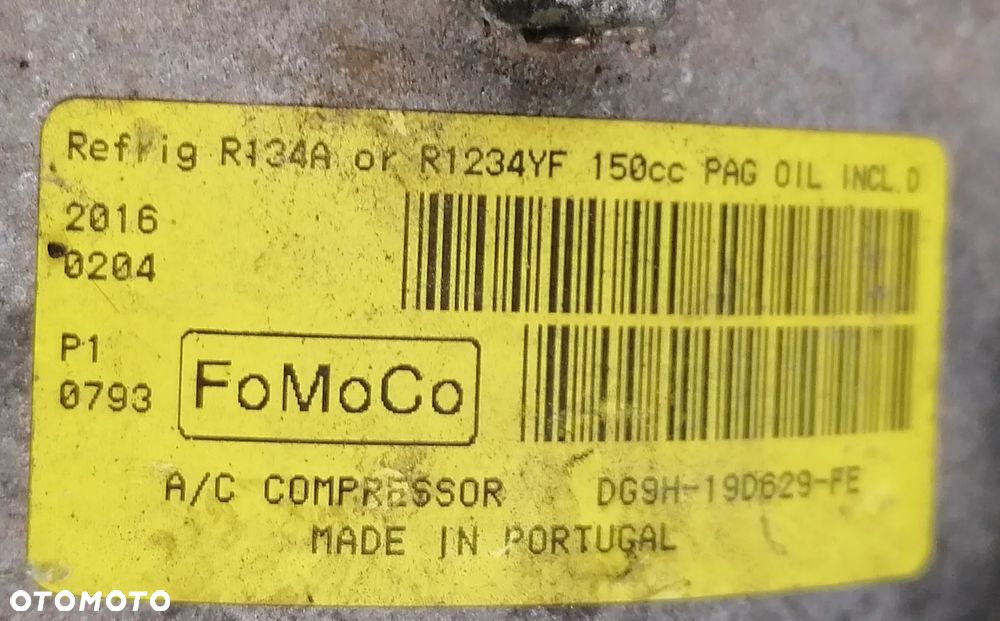 FORD MONDEO MK5 16r 2.0 TDCI SPRĘŻARKA KLIMATYZACJI DG9H19D629FE - 2