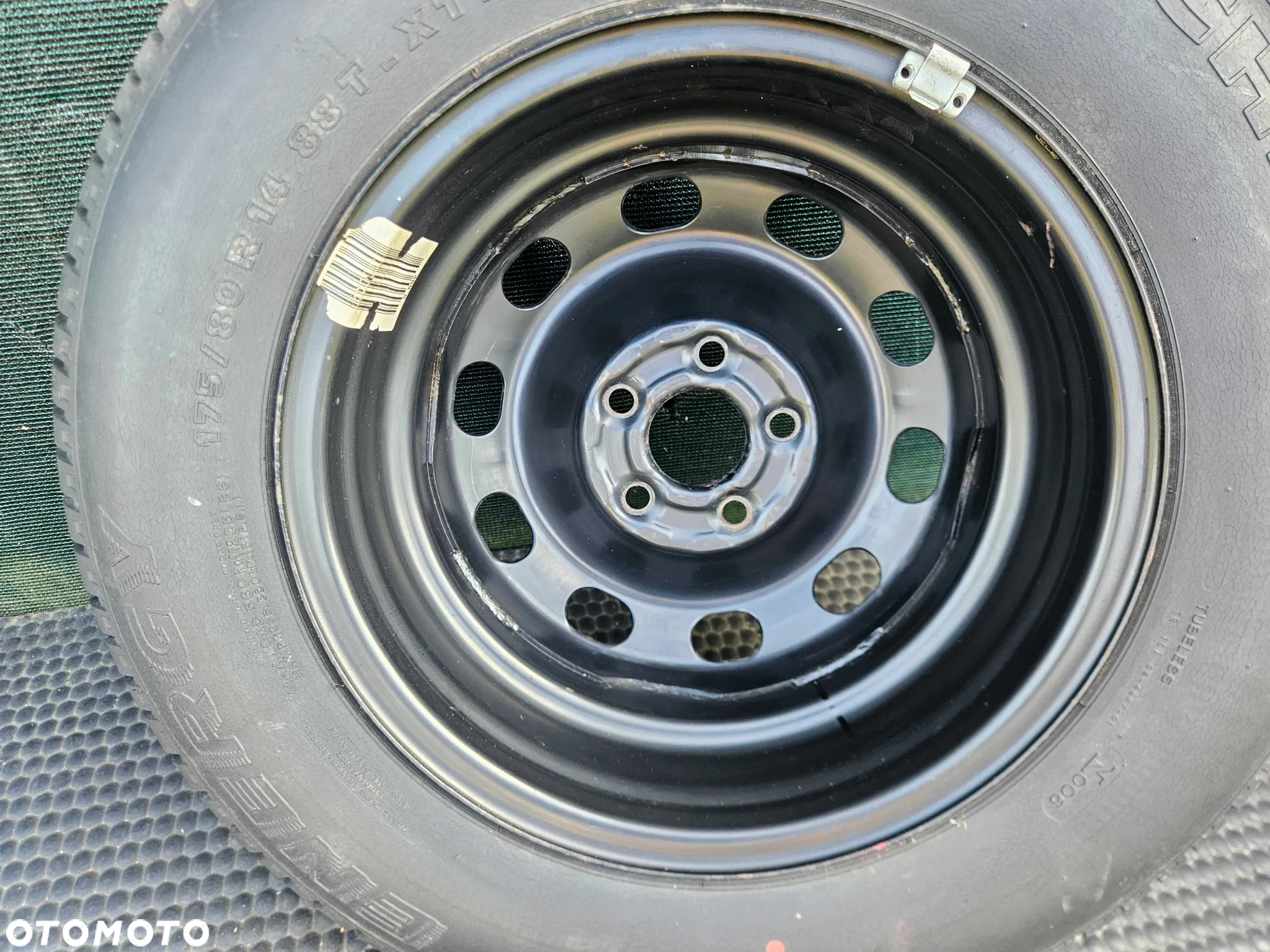 Kolo 1J0601027J Felga Blaszak Zapasowe R14 5x100 6J ET38 Stalowe Opona Letnia 175/80 VW Golf IV 4 Audi Skoda Seat - 30