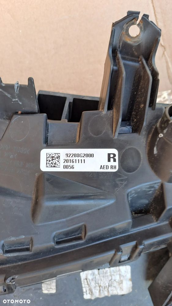 HYUNDAI IONIQ PRAWA LAMPA LED DRL Z KRATKĄ 92208G2000 - 6