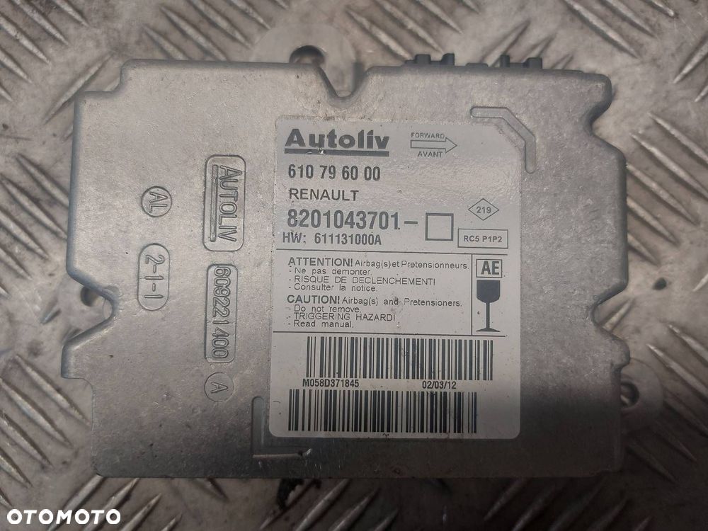 ZESTAW STARTOWY RENAULT CLIO III LIFT 1.2 TCE 8201077701 - 3