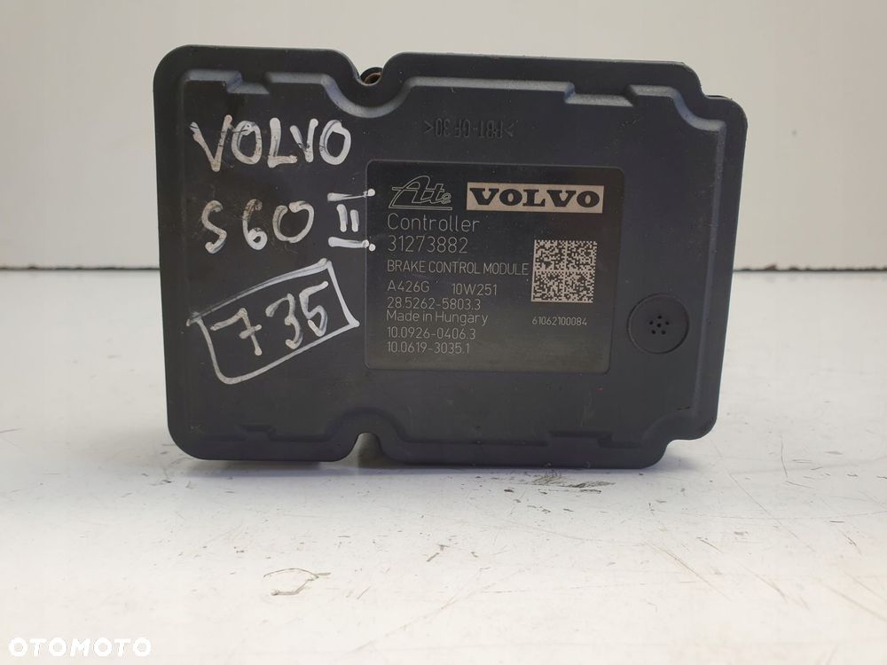 Volvo V60 S60 II POMPA ABS Sterownik P31273882 - 1