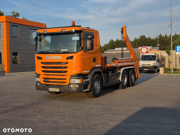Scania G 370 EURO 6 , Meiller brama lub beczka , hak, wywrotka laweta