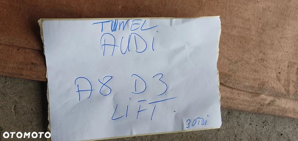 Tunel środkowy osłona tunelu Audi A8 D3 4E0863241D - 9