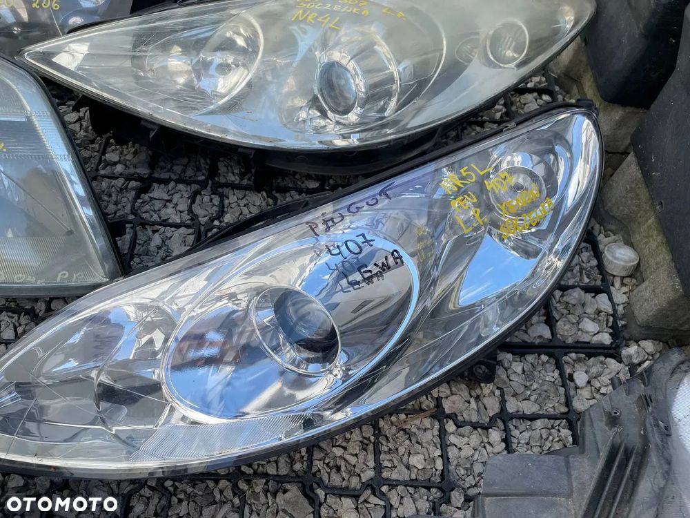 PEUGEOT REFLEKTORY HALOGEN KIERUEK LEWE PRAWE - 6
